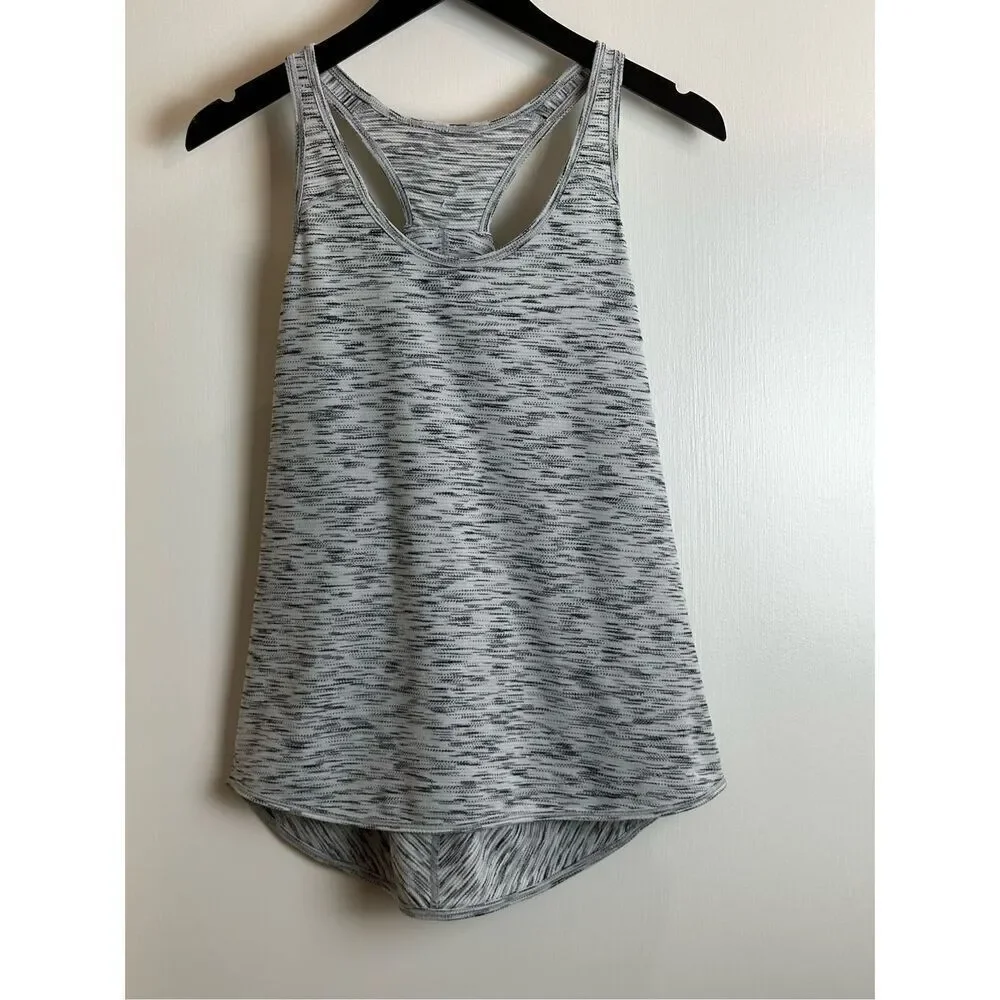 Lululemon gray on gray tank top size S